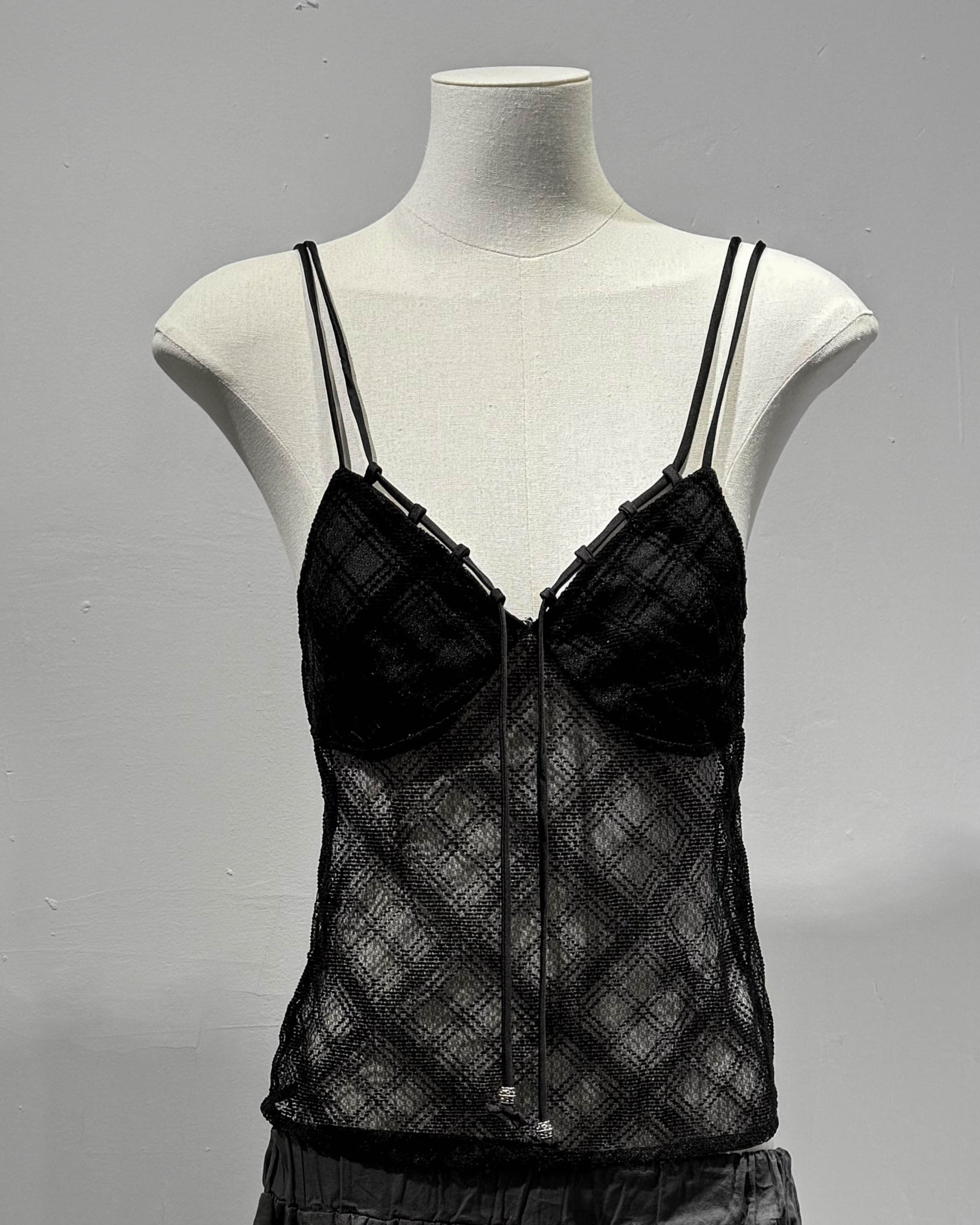 Noir Veil Lace Camisole